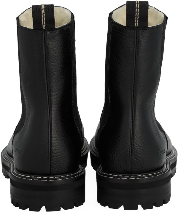 Chelsea støvle med blødt merino uld