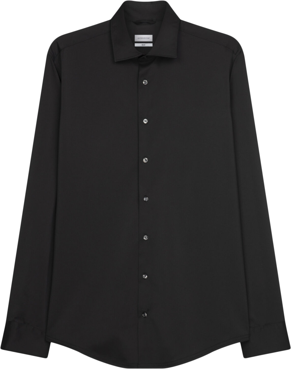 Performance shirt Slim Long sleeve Kent-Collar Uni