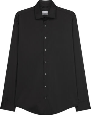 Performance shirt Slim Long sleeve Kent-Collar Uni