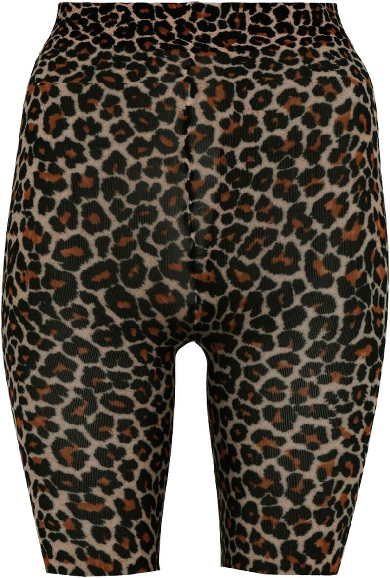 Leopard Shorts - 150 Denier