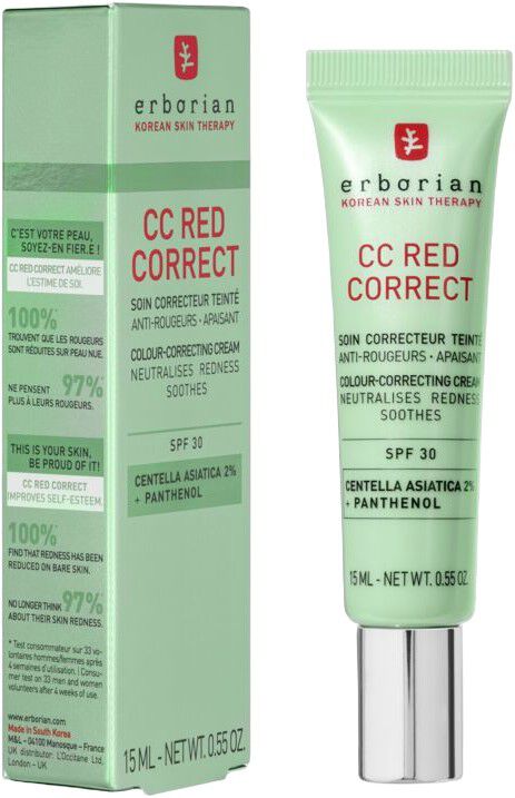 CC Red Correct - Tonet korrigerende pleje - Anti-r&oslash;dme og beroligende