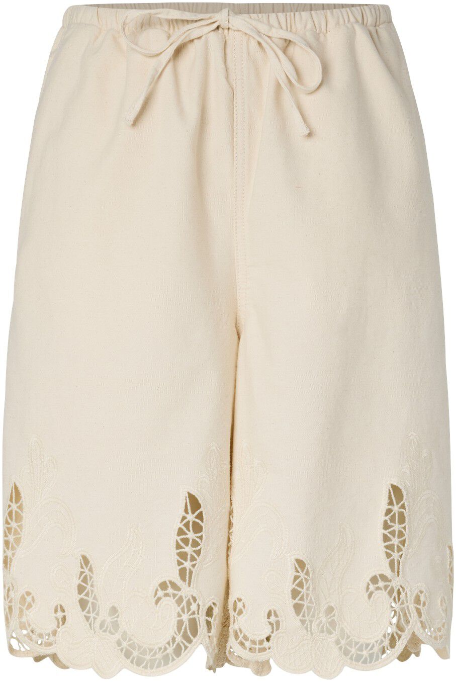 PCPIPER HW CROCHET DENIM SHORTS