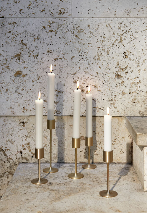 Collect Candleholder SC58, Brass. H13cm.