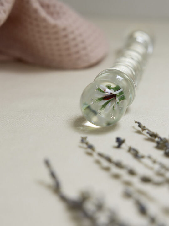 Tansy Blossom Swirl Glasdildo
