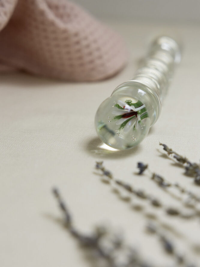 Tansy Blossom Swirl Glasdildo