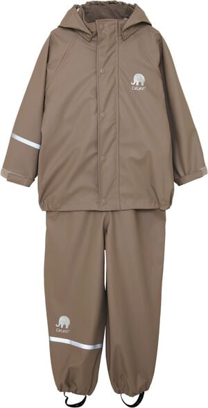Basic rainwear set -solid PU