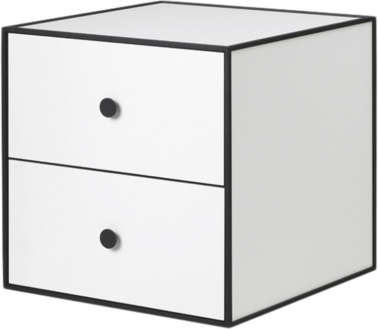 Frame 35 med 2 skuffer - Hvid