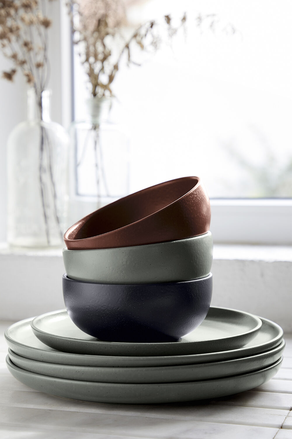 Tallerken flad Pacifica 27 cm Artichoke Keramik