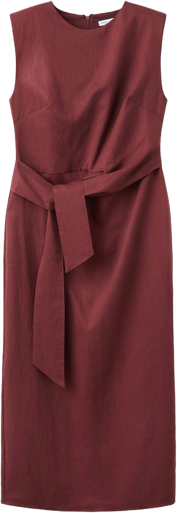 Lyocell dress with knot detail