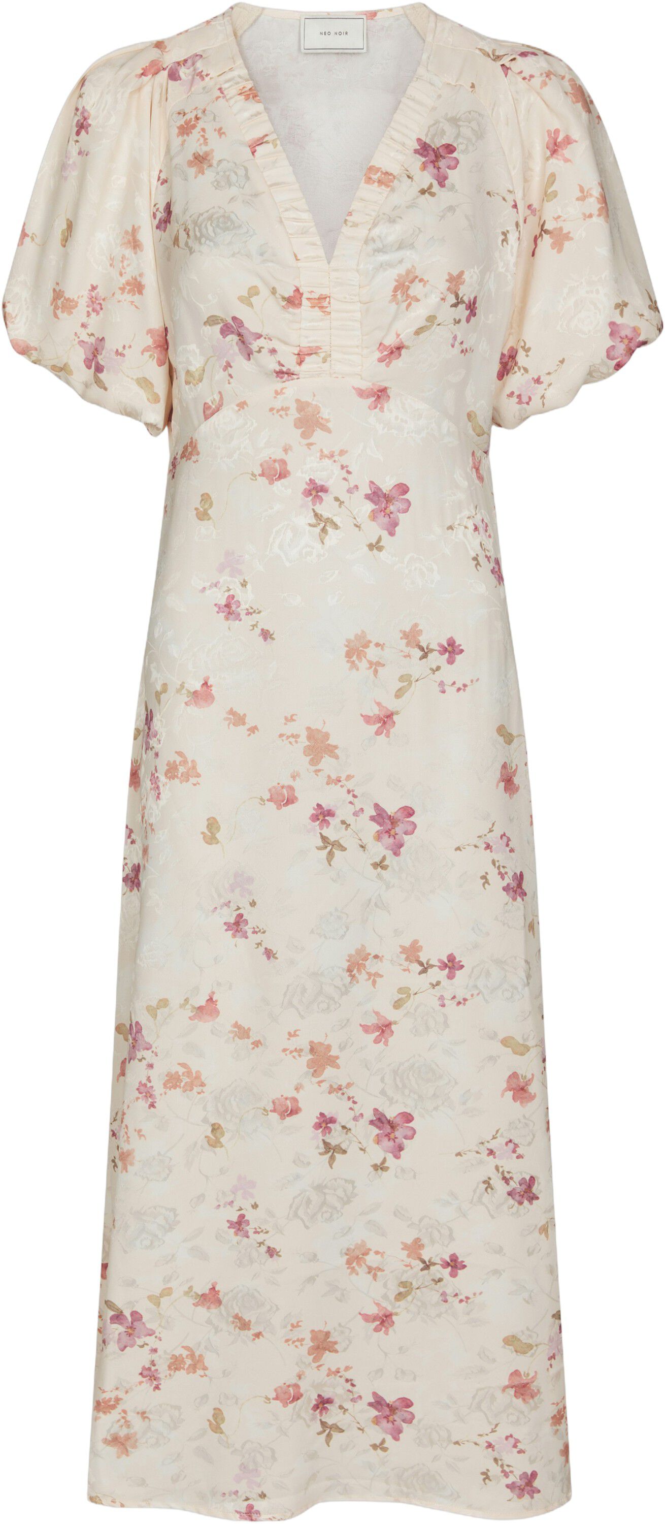 Illana Sateen Print Dress