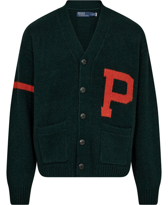 Wool Letter Cardigan