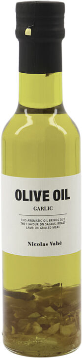 Olivenolie 99,5% med hvidl&oslash;g, 25 cl.