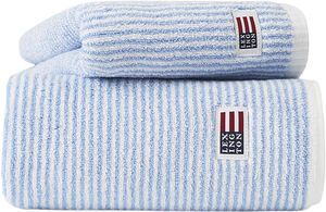 Original Towel White/Blue Striped