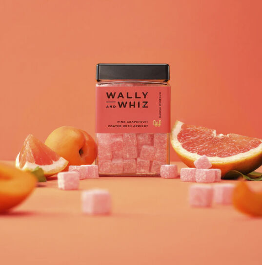 Pink Grapefrugt med Abrikos - regular cube 240 gr