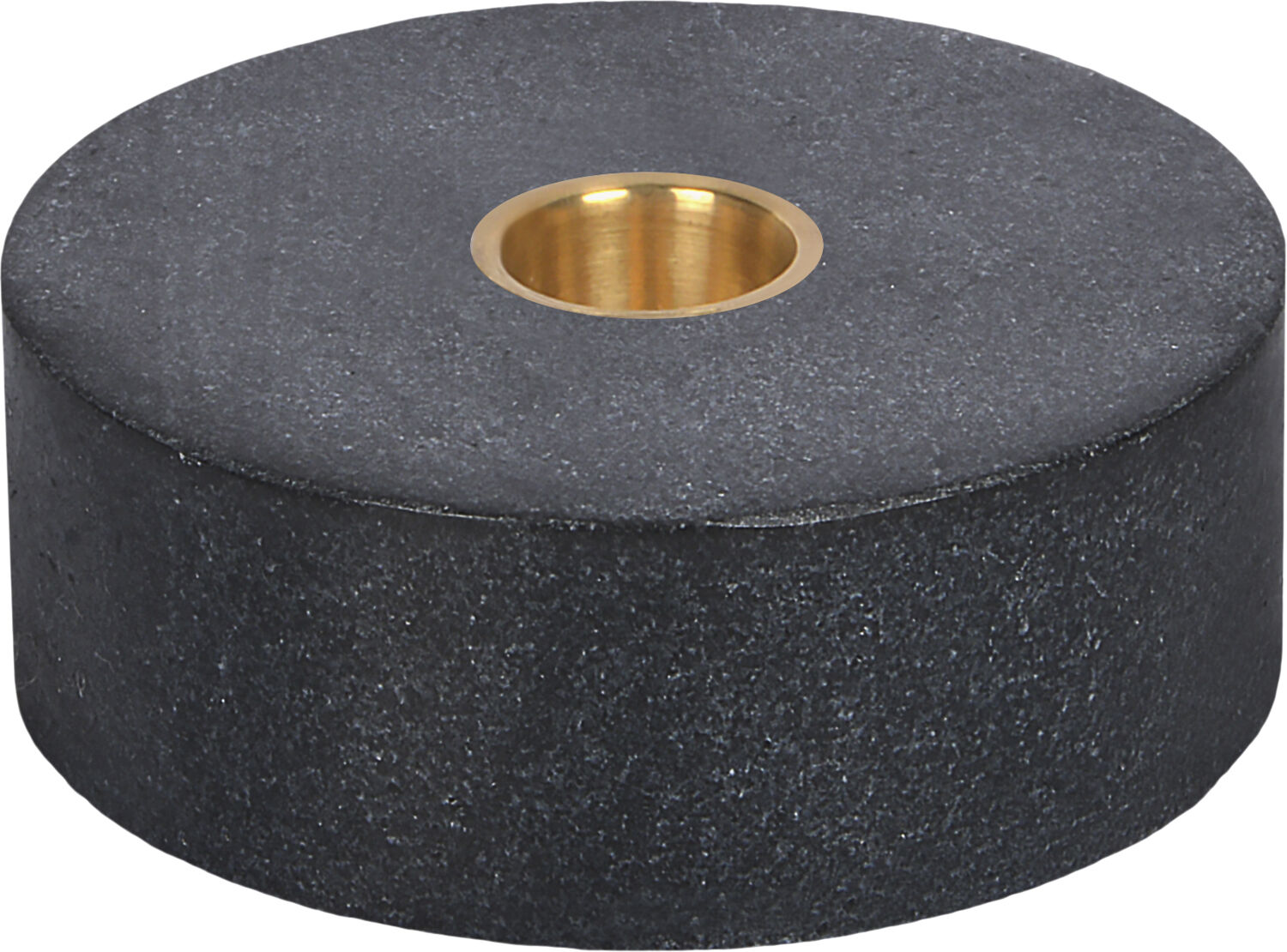 Marble base Candleholder, Black, 3,5x10 cm