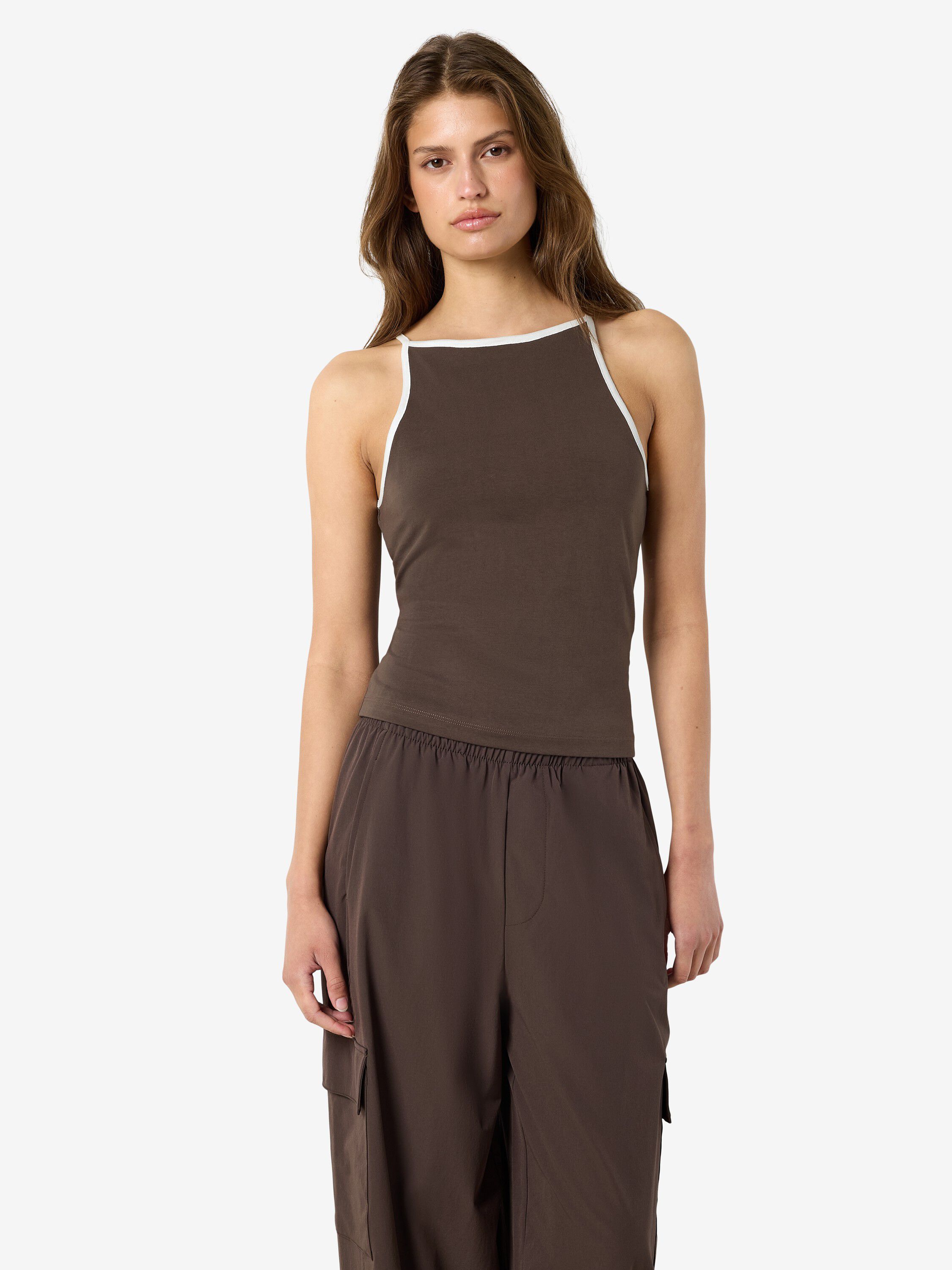 NMELLA SINGLET CONTRAST TANK TOP TN