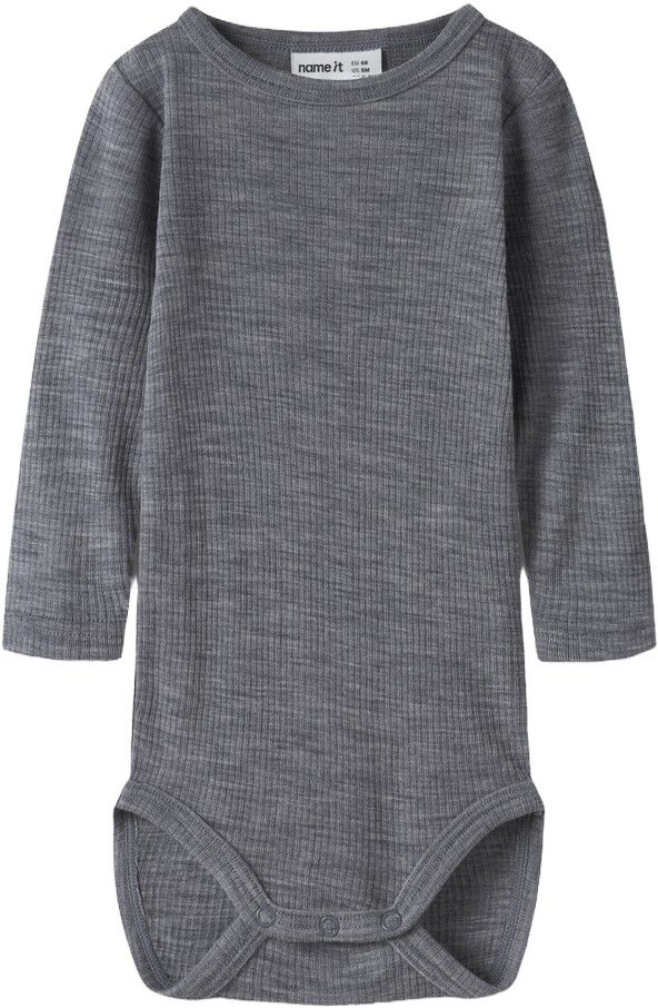 Nbnwax Wool Rib Ls Body Noos