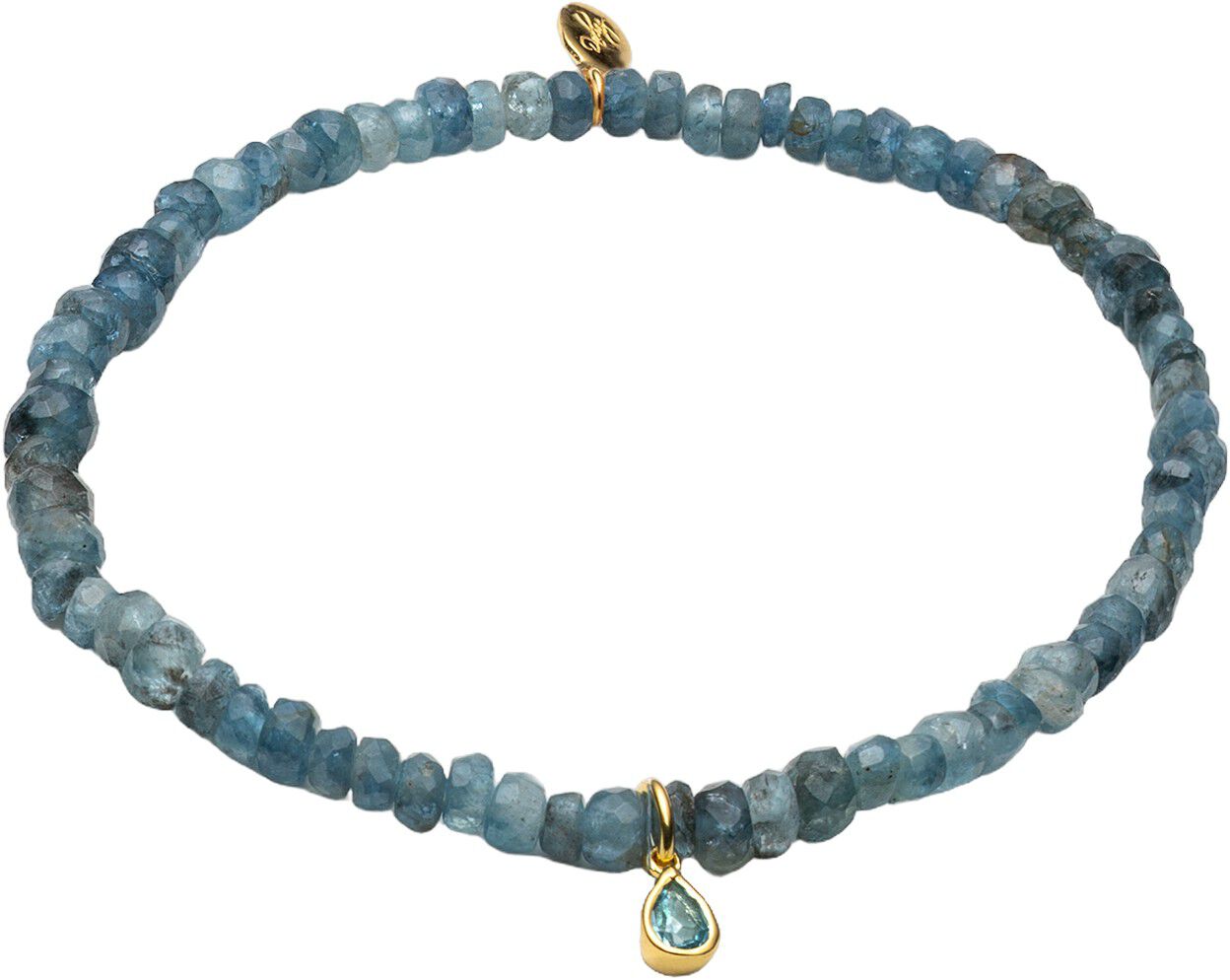 Blue Topaz Water Drop Bracelet