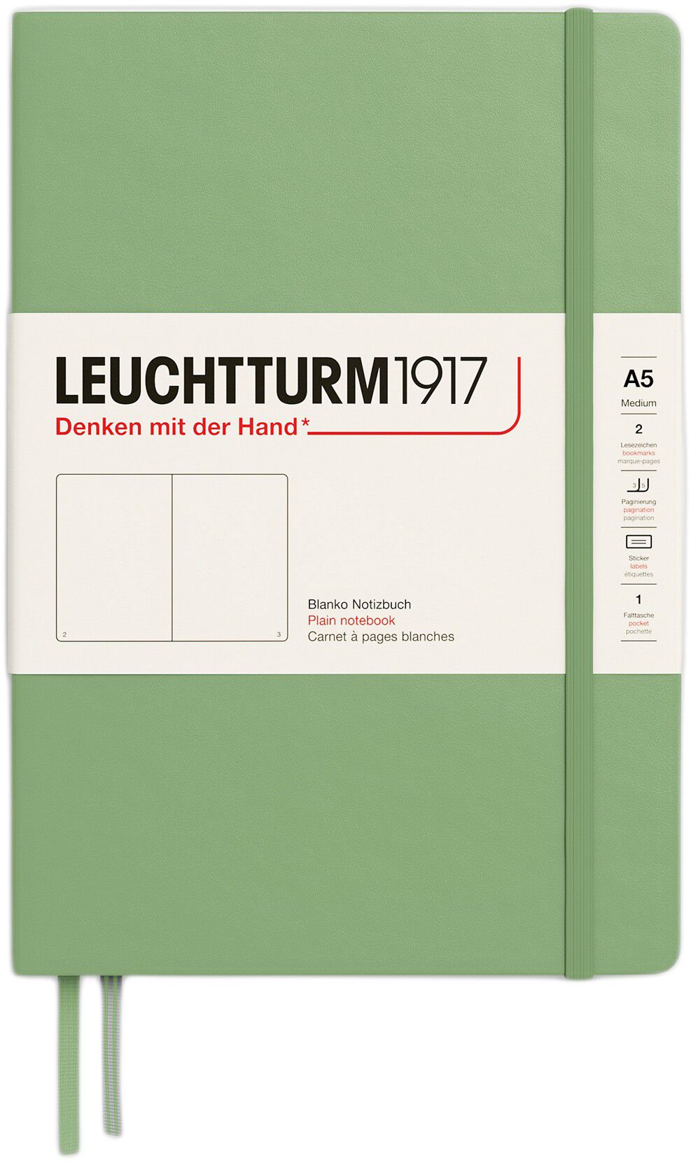 LT1917 Notesbog HC Plain Sage