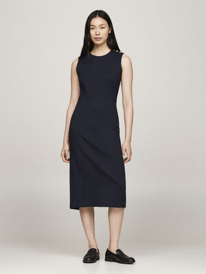 PUNTO SLEEVELESS BODYCON DRESS
