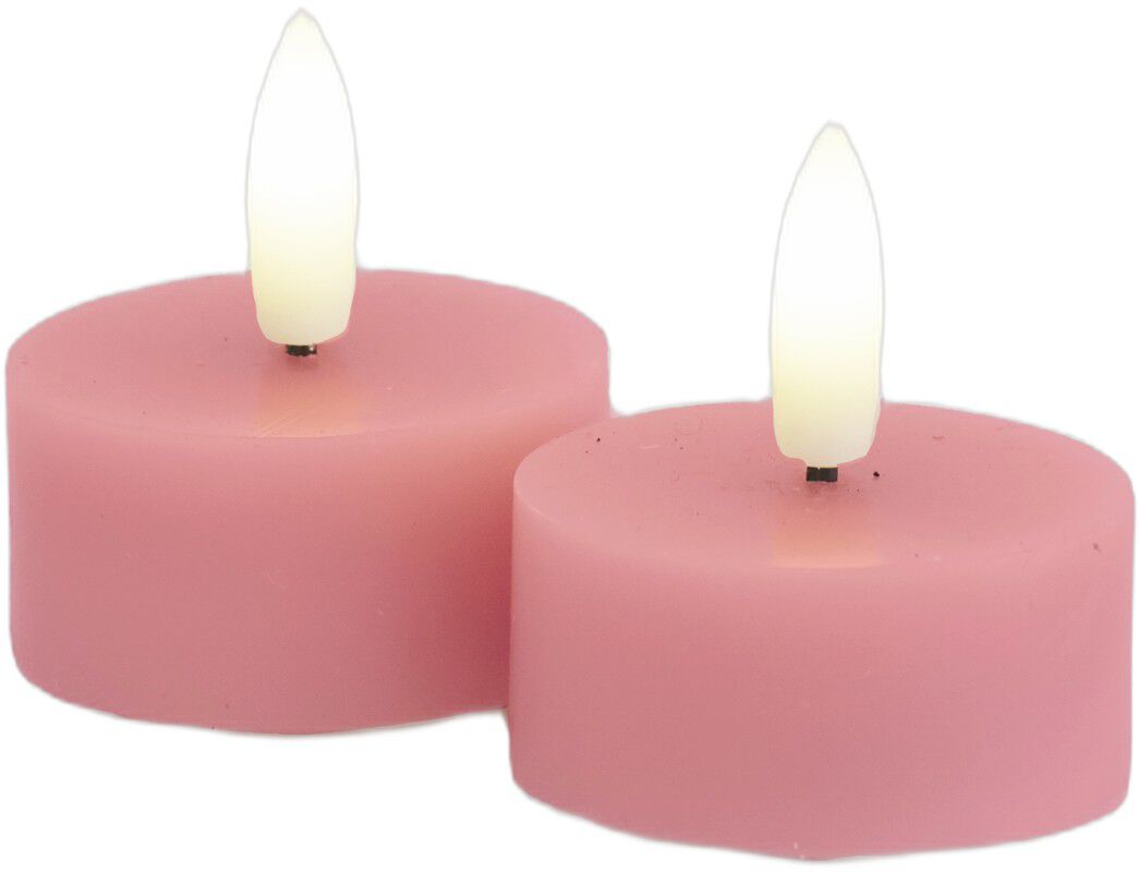 Sille Fyrfadslys 2 stk. s&aelig;t, &Oslash;4,5XH2,2cm