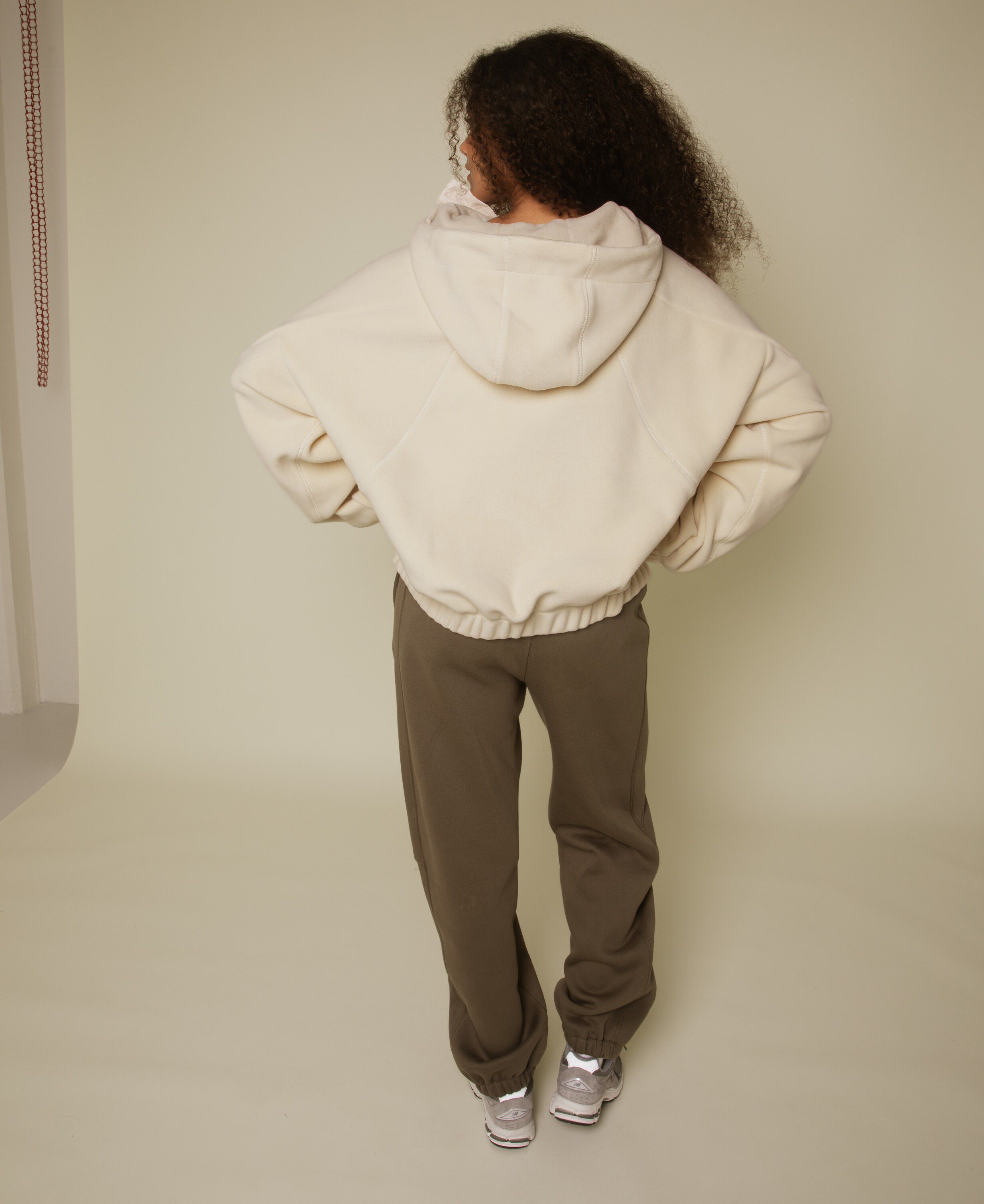 Range bonded fleece jakke m. h&aelig;tte - Shell