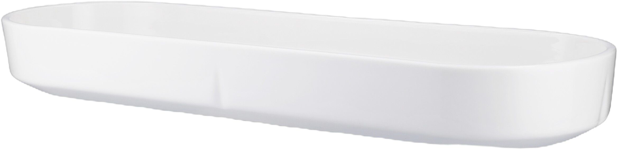 GC Ovalt serveringsfad 34x12 cm hvid