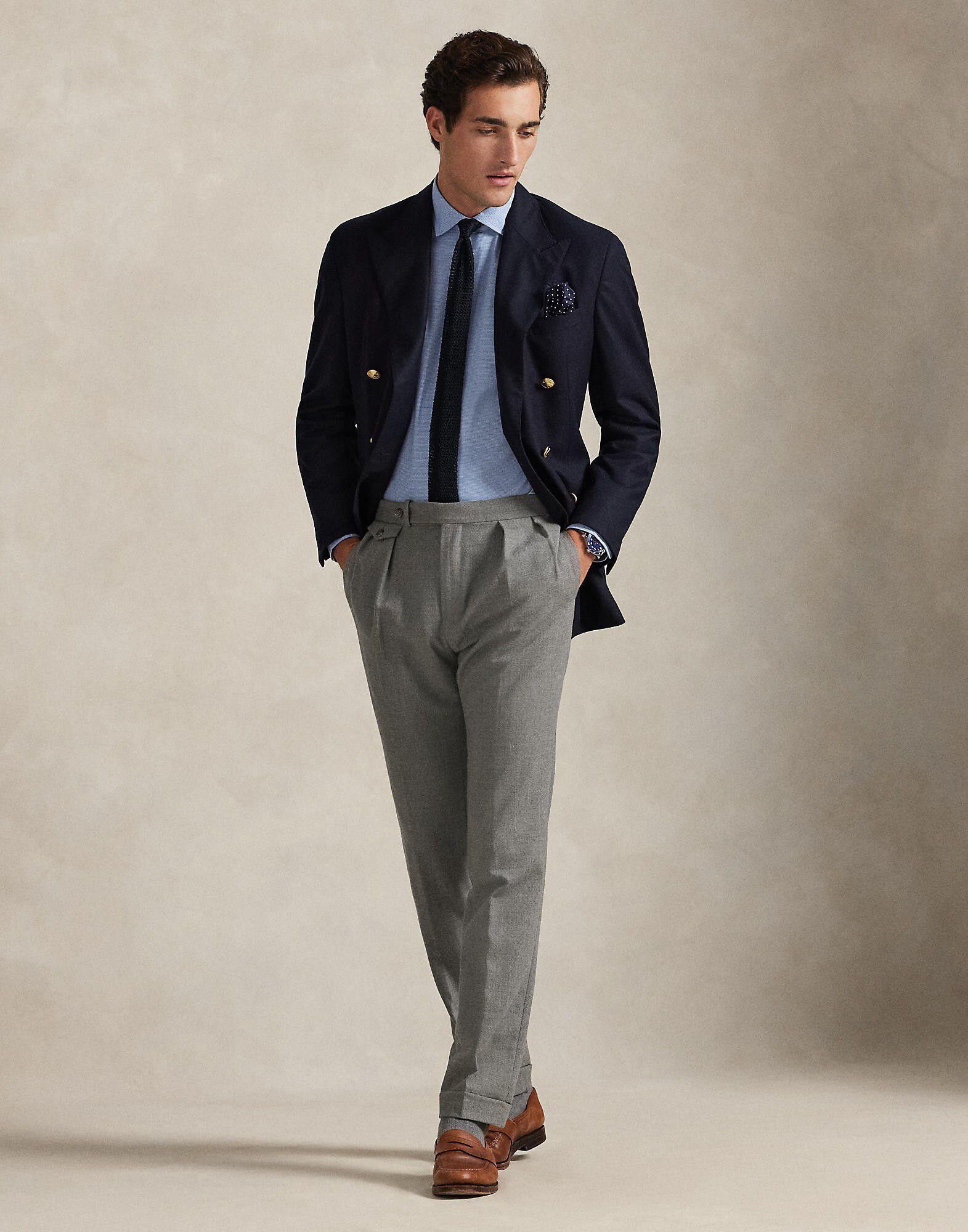 Custom Fit Houndstooth Twill Shirt