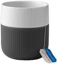 Fluted Contrast Mug 35cl Anthracite
