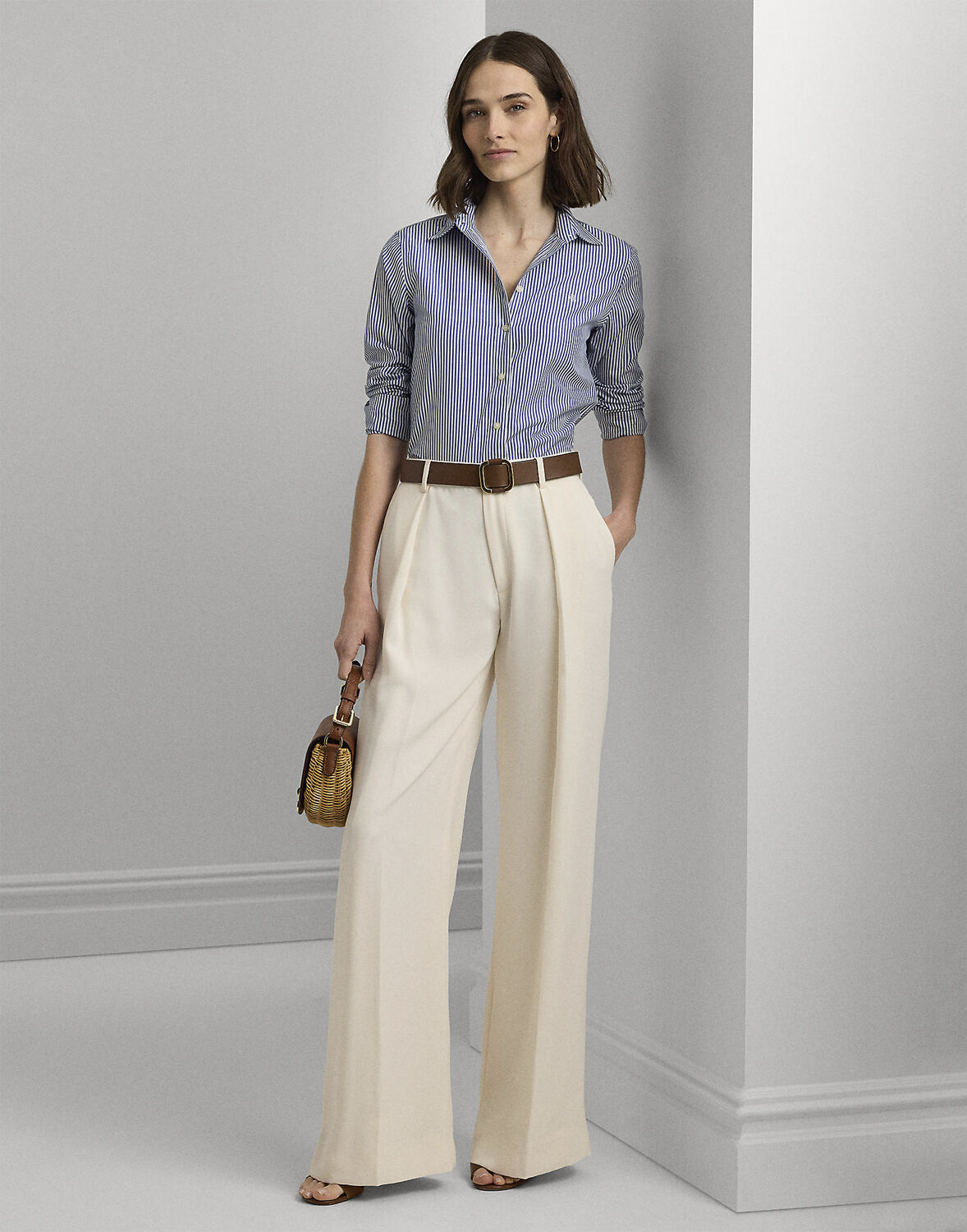 Striped Easy Care Cotton Shirt