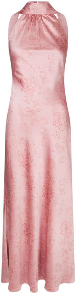 Fiona Pattern Satin Dress