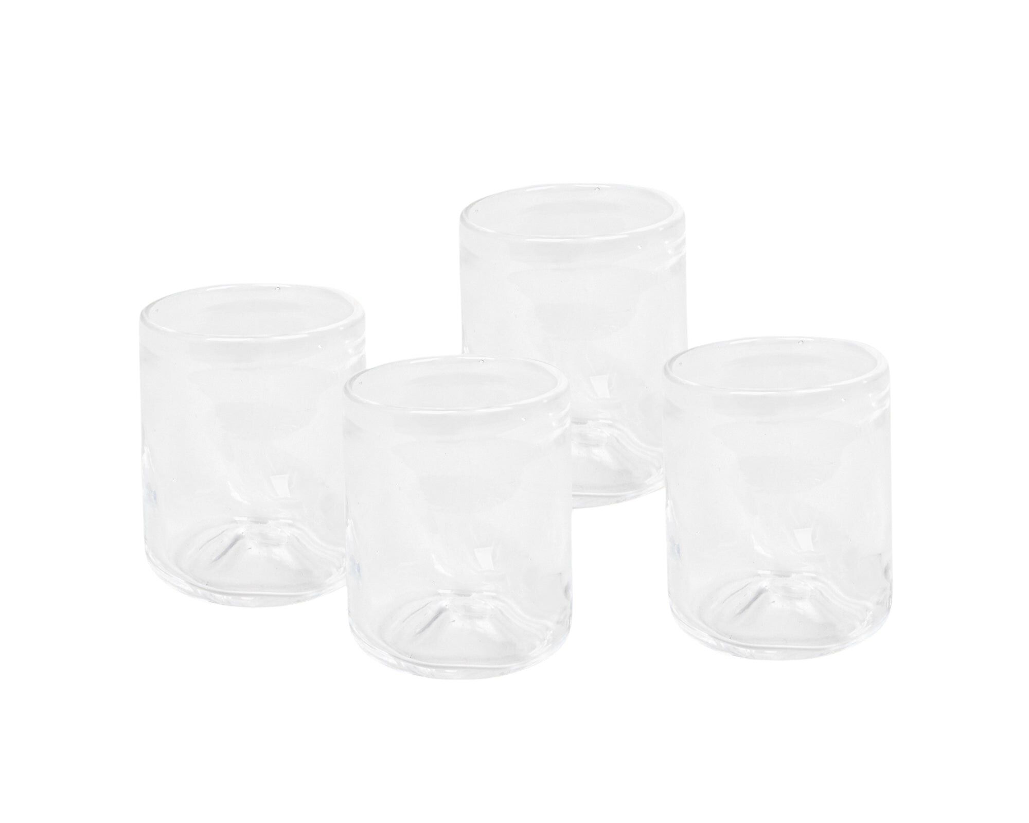 0405 Glass Set of Four | Clear | Small