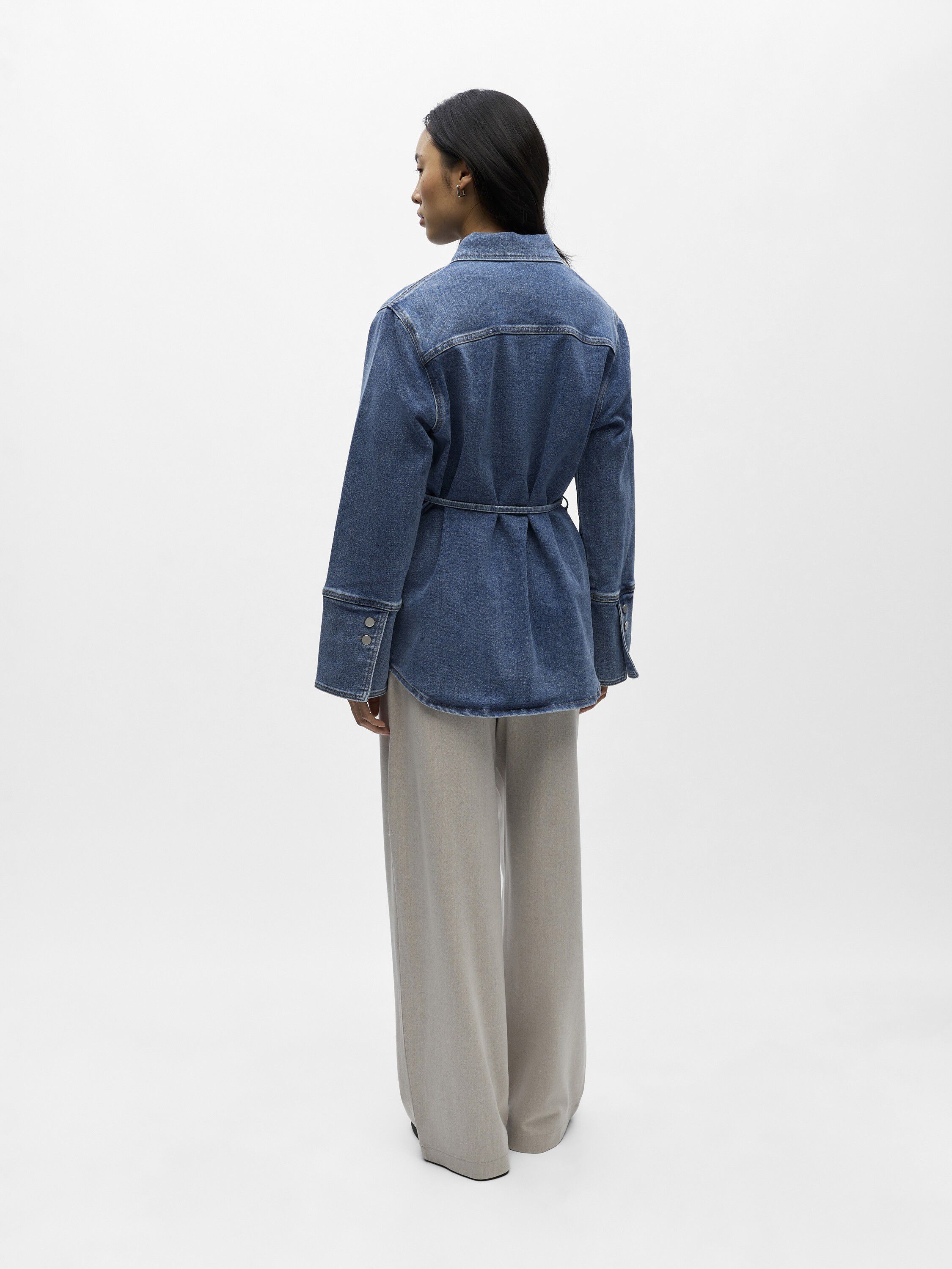 OBJCARO L/S LO DENIM SHIRT 144