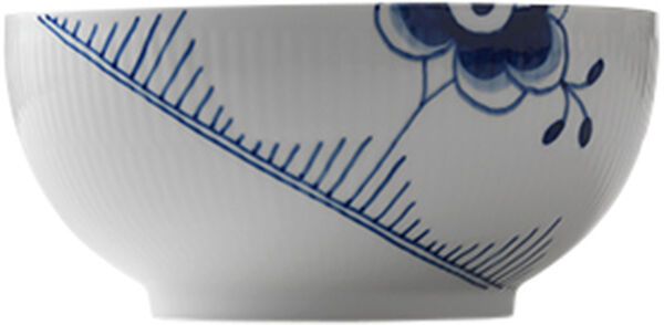 Blå Mega Riflet 110 cl. skål