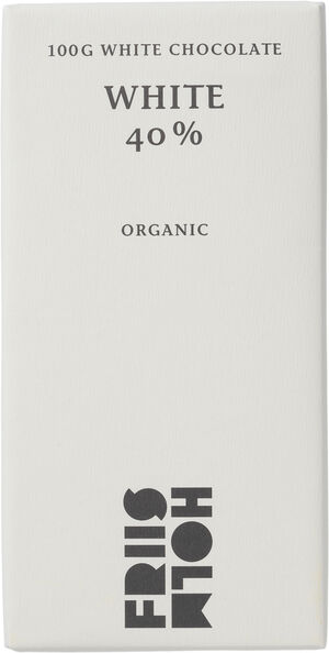 White Organic 40% 100 g økologisk