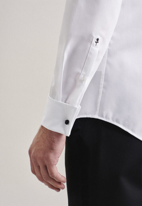 Gala Shirt Slim Long sleeve Kent-Collar Uni