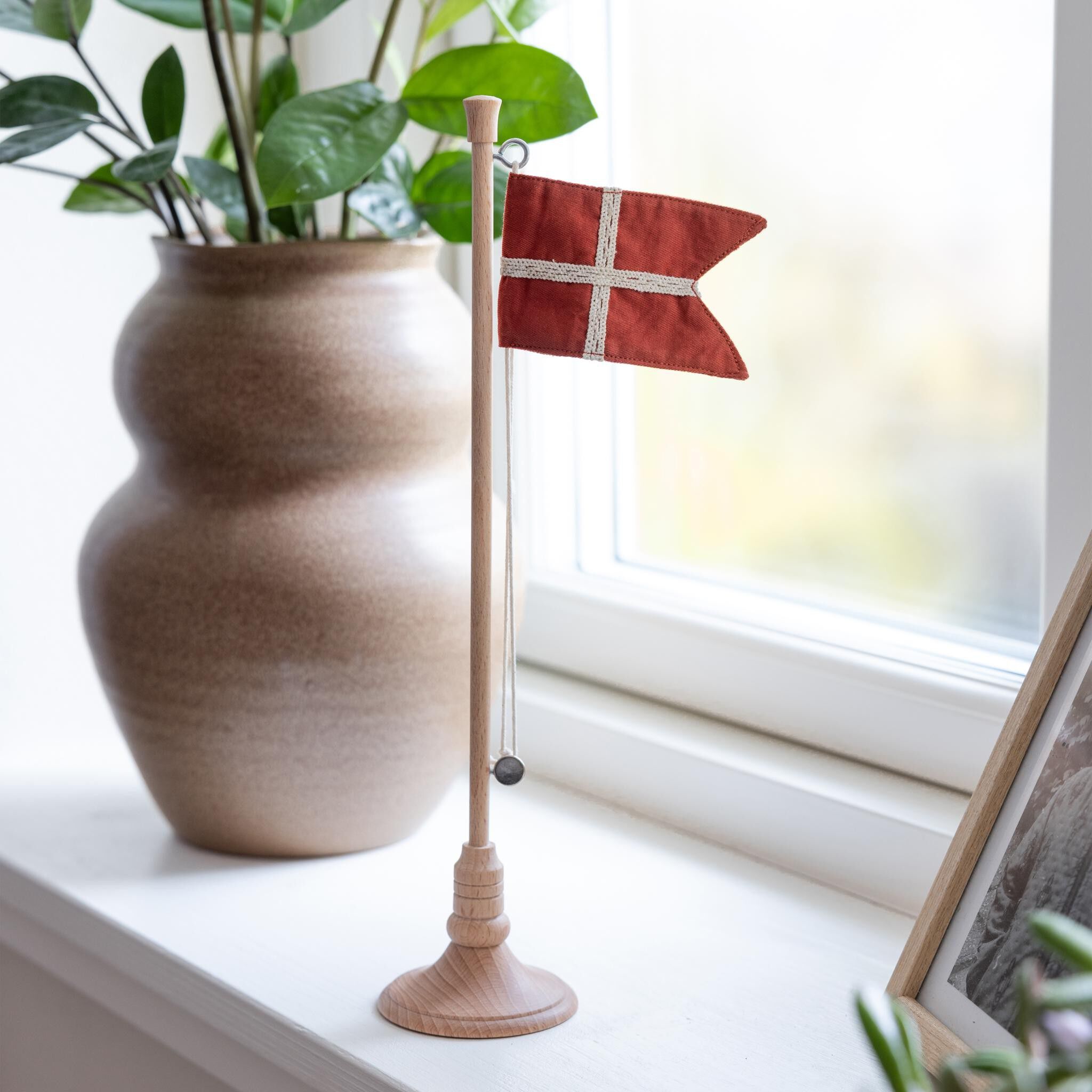 Sebra F&oslash;dselsdags bordflag, tr&aelig;