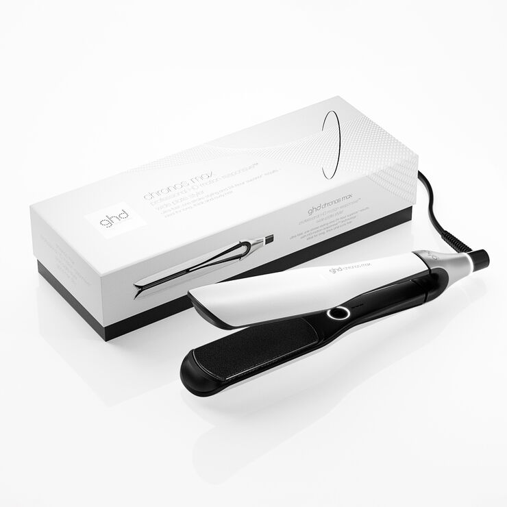 ghd Chronos Max - Wide Plate Hair Straightener White
