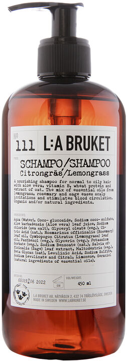 Shampoo Lemongrass 450 ml.