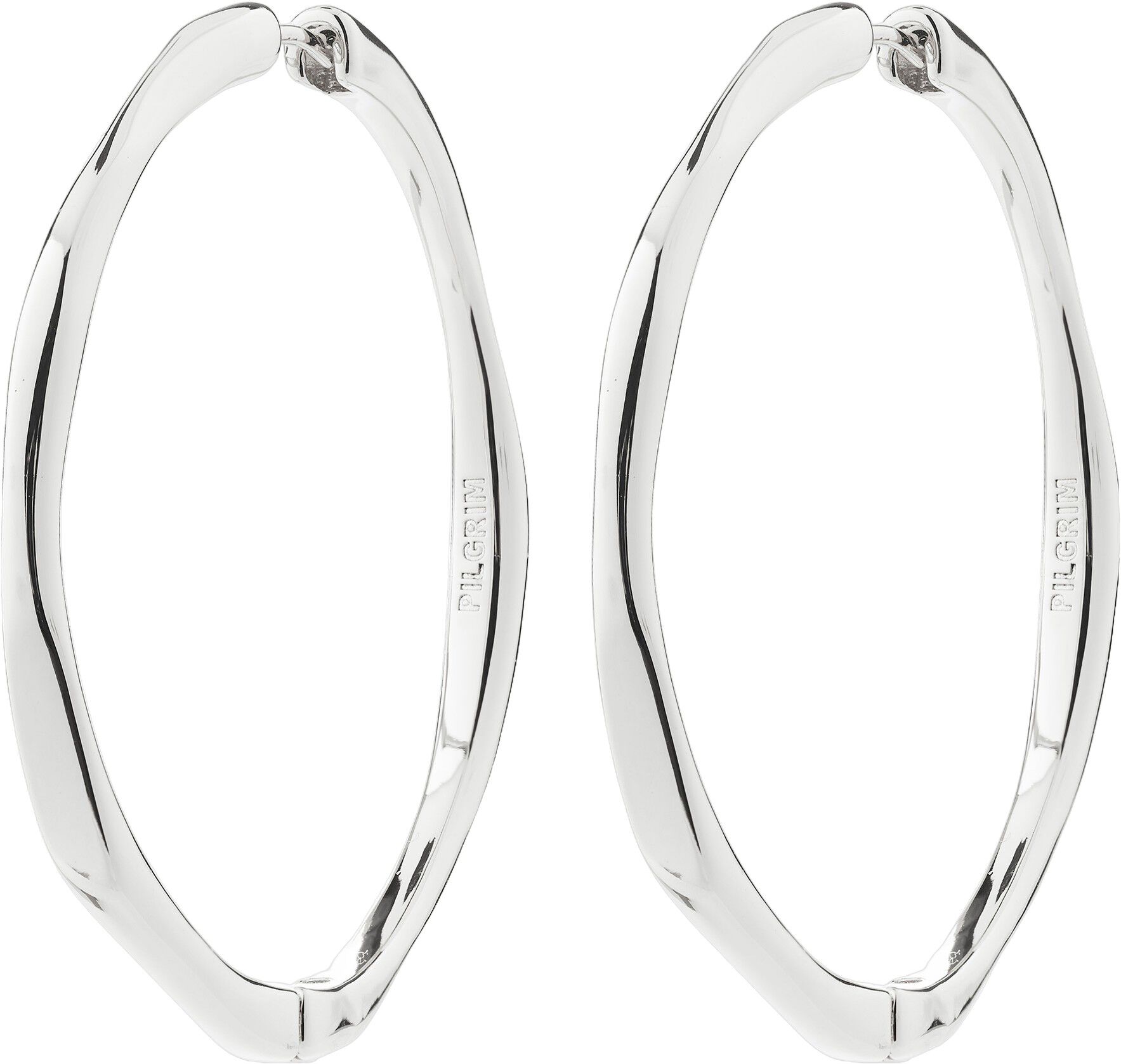 PRESENCE hoop earrings silver-plated