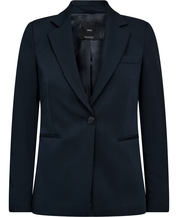 Fitted suit jacket