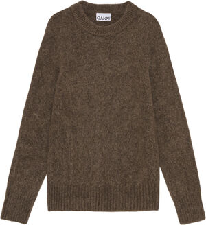 Brushed Alpaca O-neck