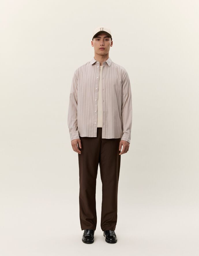Konrad Melange Striped Shirt