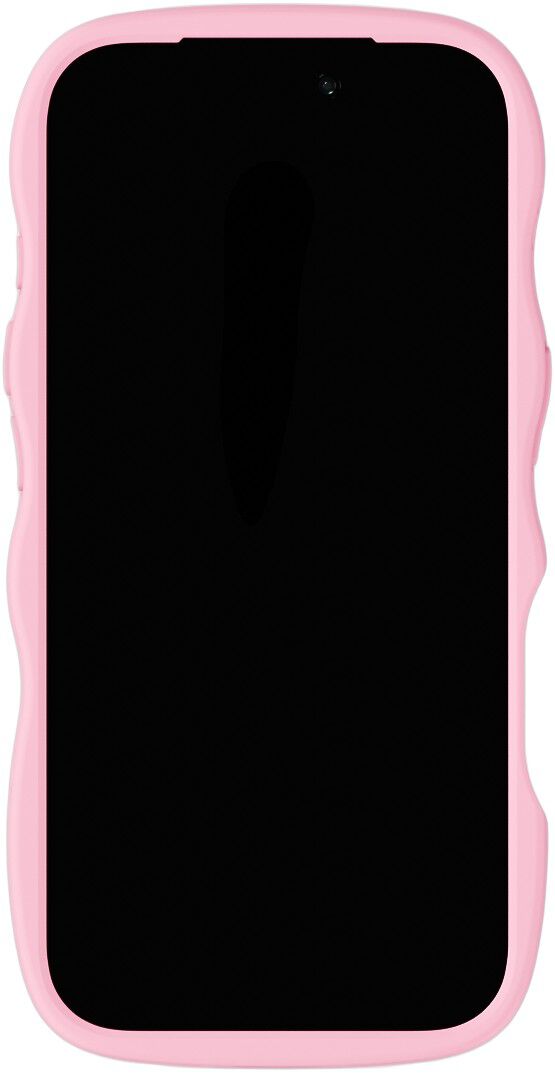 Wavy Case iPhone 17 Pro Max Pink/Transparent