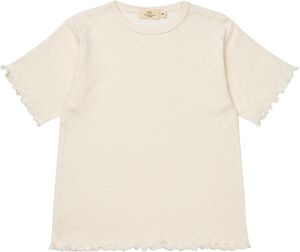 POINTELLE HEART T-SHIRT