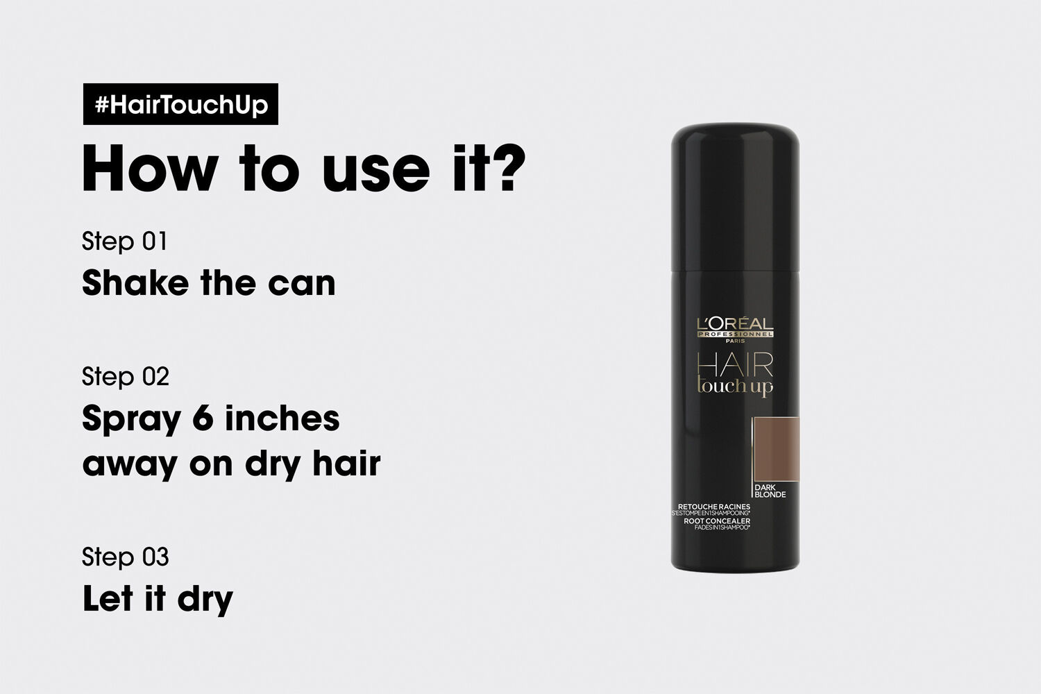 L'Or&eacute;al Professionnel Hair Touch Up Dark Blonde