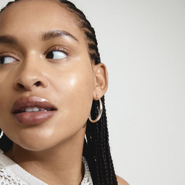 JORUN large hoop earrings silver-plated