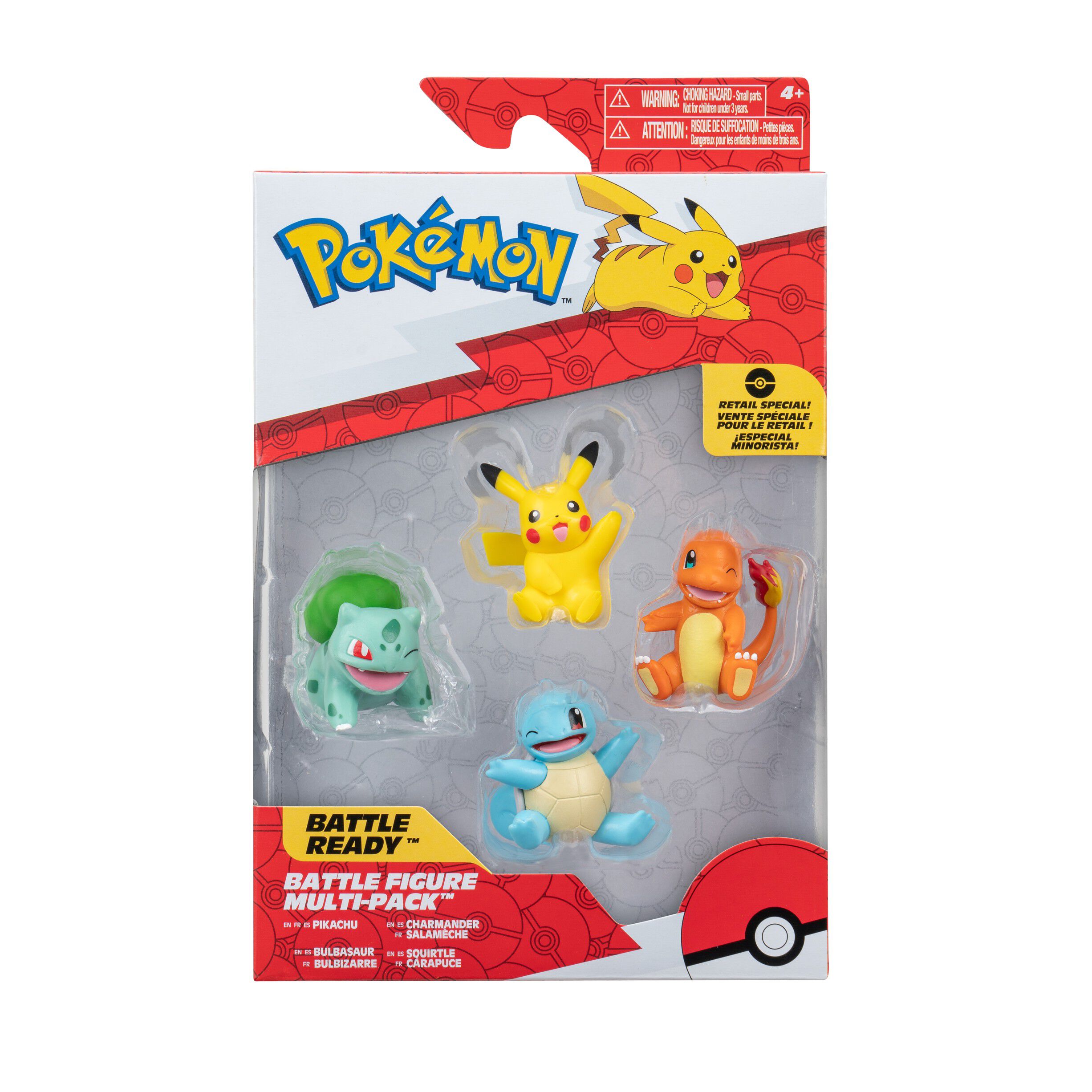 Pokemon battle figure 4 pack