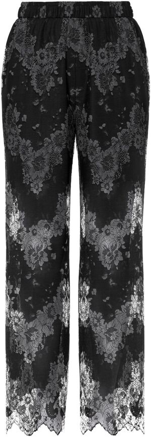 PCRINNE HW STRAIGHT LACE PANTS WVN