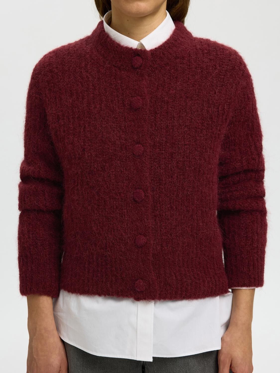 Slwgabriella Ls Button Cardigan Noos